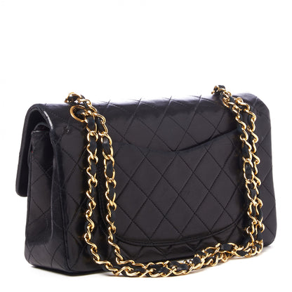 Chanel Lambskin Quilted Small Double Flap Black 2 of 9