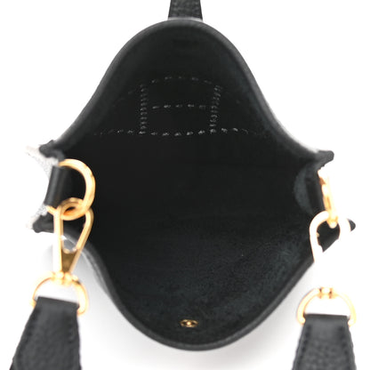 Hermes Taurillon Clemence Evelyne TPM Black 5 of 9