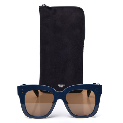 Celine Acetate Kim Sunglasses CL 41444/S Blue 7 of 7