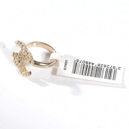Chanel Crystal Logo CC Ring 6 4 of 4