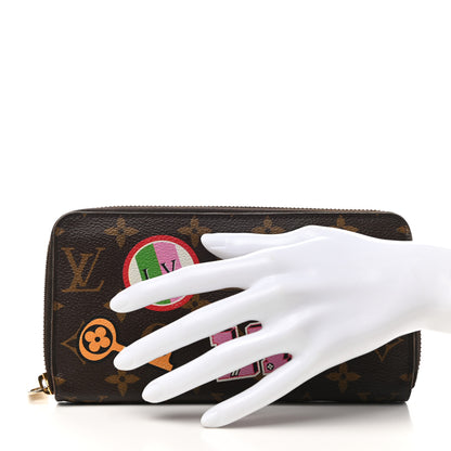 Louis Vuitton Monogram Travel Stickers Zippy Wallet 2 of 7