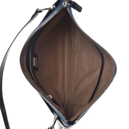 MCM Metallic Visetos Medium Punk Rabbit Crossbody Pouch Silver 5 of 9