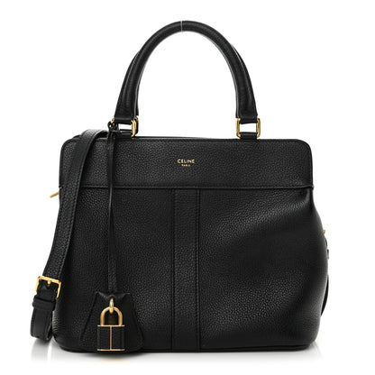 Celine Grained Calfskin Small Cabas De France Black 1 of 15