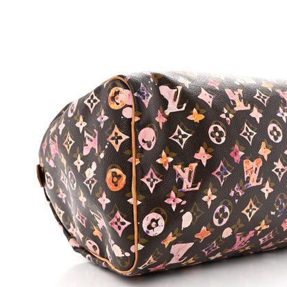Louis Vuitton Watercolor Aquarelle Speedy 35 Brown 8 of 17