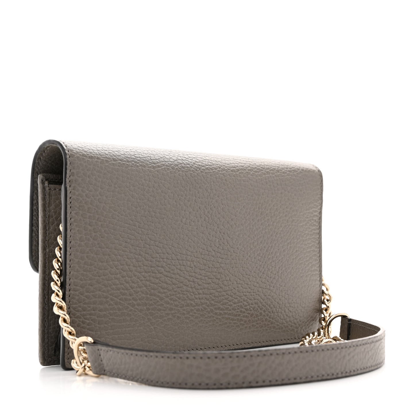Dollar Calfskin Interlocking G Chain Wallet Loess