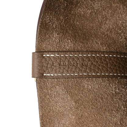 Hermes Taurillon Clemence Picotin Lock 26 GM Etoupe 7 of 10