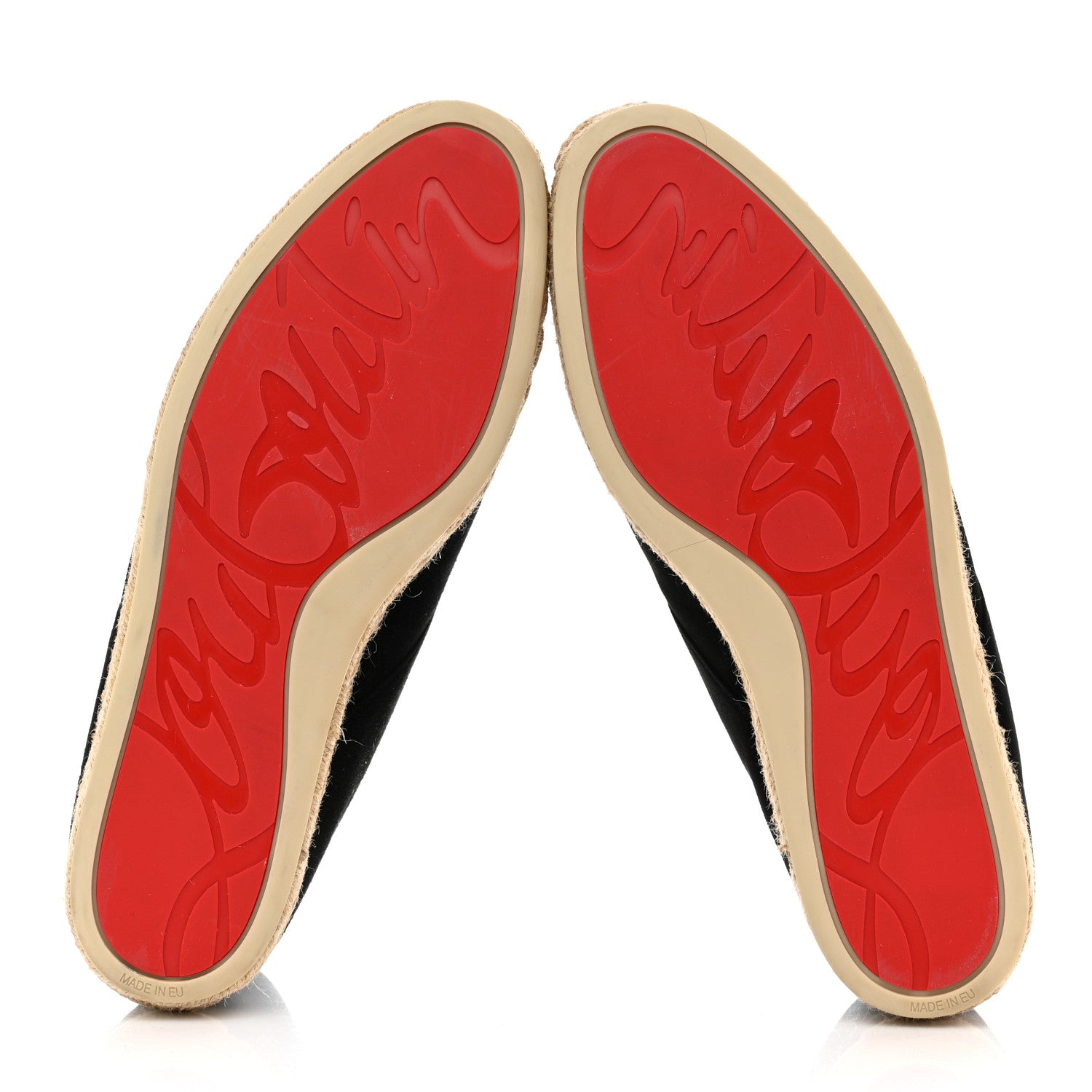 Christian Louboutin Veau Velours Mens Neocadaques Flat Lace Up Espadrilles 42 Black 5 of 7