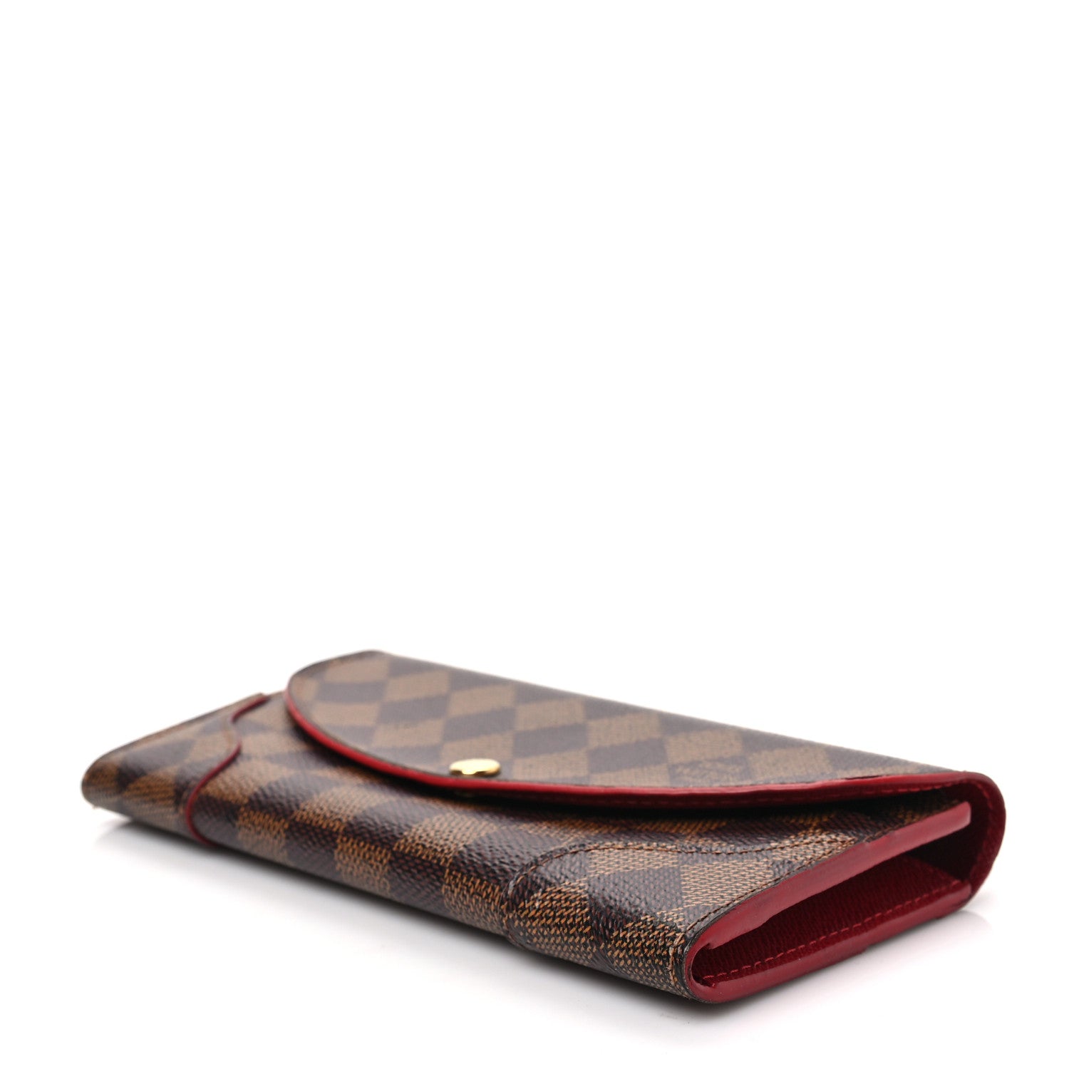 Louis Vuitton Damier Ebene Caissa Wallet Cherry 8 of 8