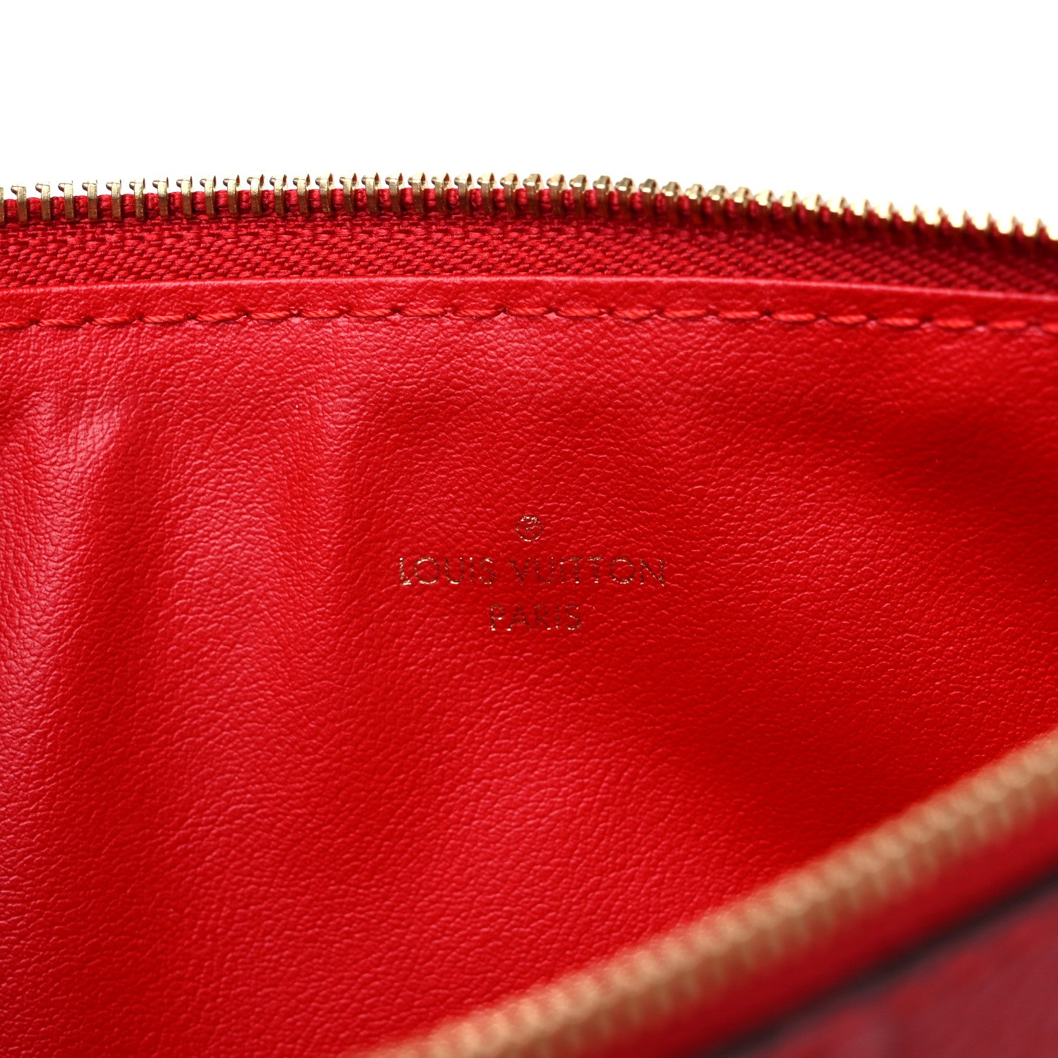 Louis Vuitton Empreinte Felicie Chain Wallet Zippered Insert Cherry 6 of 6