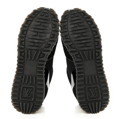 Louis Vuitton Suede Monogram Run Away Sneakers 36 Black 5 of 11