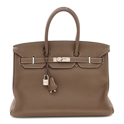 Hermes Togo BIRKIN 35 Etoupe 1 of 15