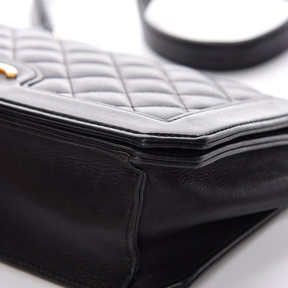 Chanel Grained Calfskin Quilted Medium Flap Black 10 of 12