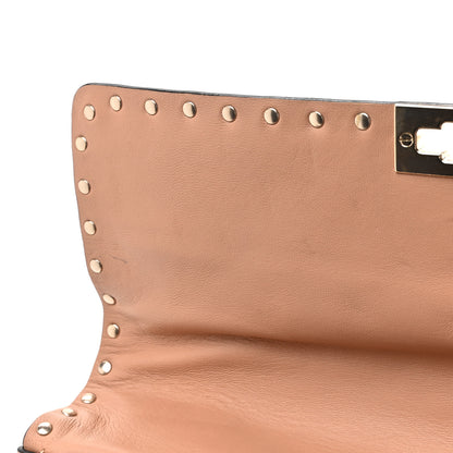 Valentino Garavani Nappa Large Rockstud Spike Shoulder Bag Soft Noisette 12 of 13