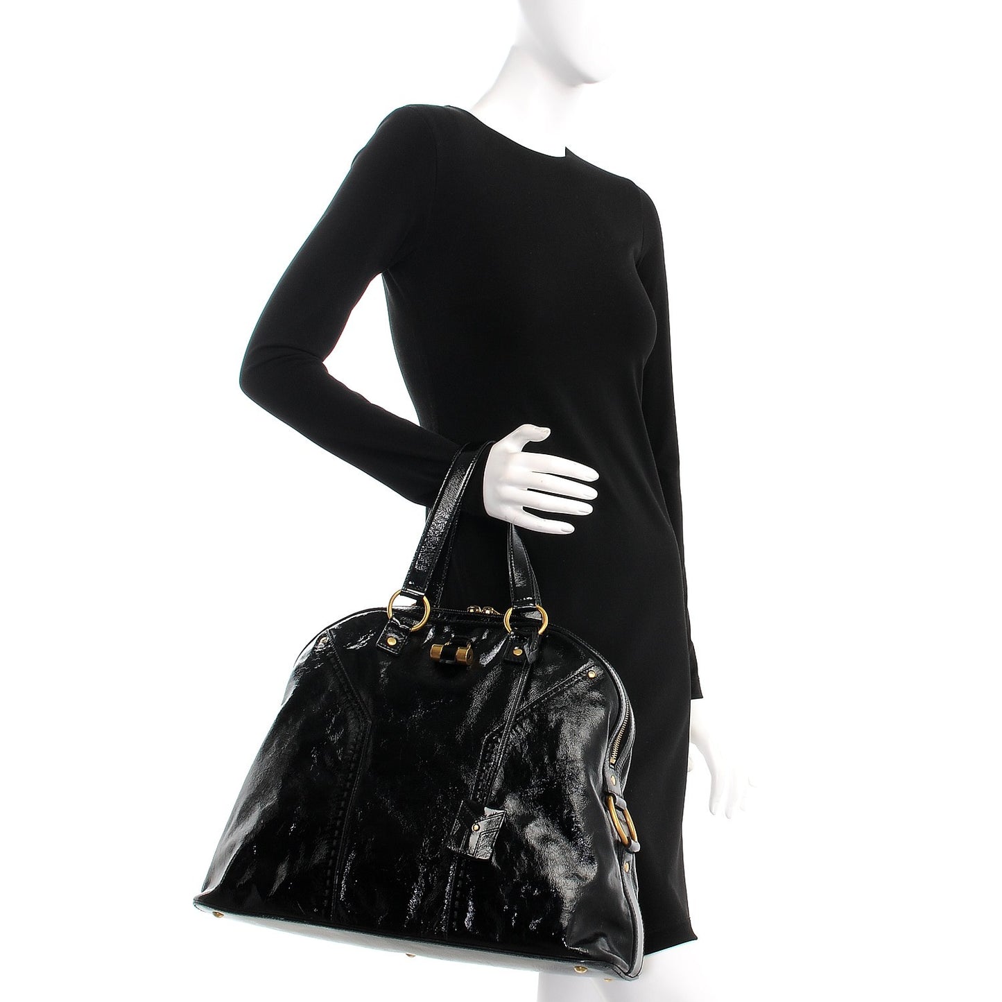 Patent Oversized Muse Black