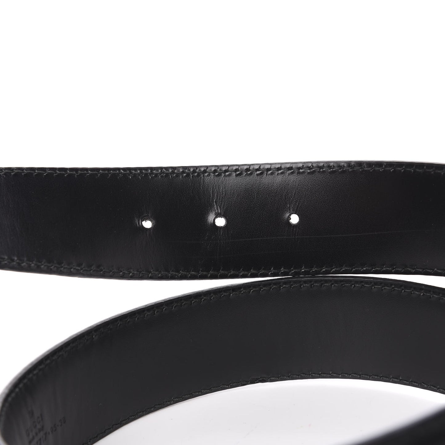 Guccissima Interlocking G Belt 95 38 Black