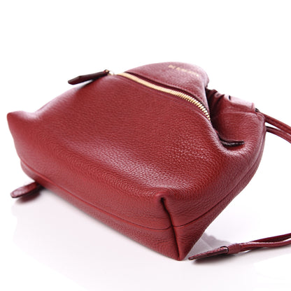 Burberry Grainy Calfskin Drawstring Pouch Red 8 of 9