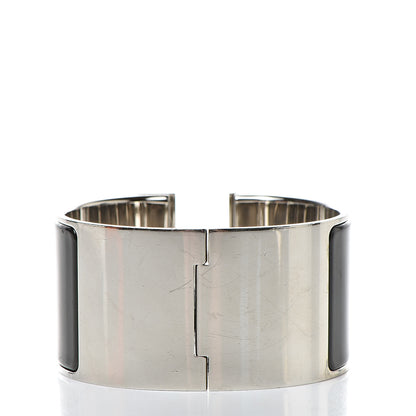 Hermes Enamel Extra Wide Clic Clac H Bracelet GM Black 3 of 6