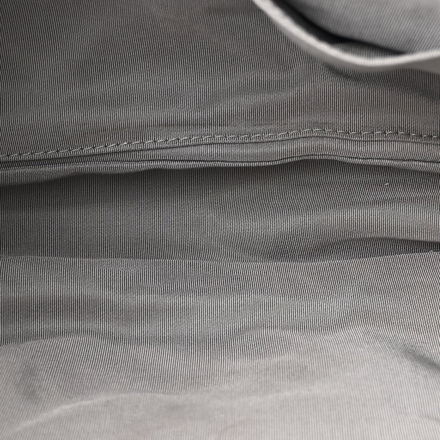 Calfskin Ultra Stitch Oversized Flap Grey