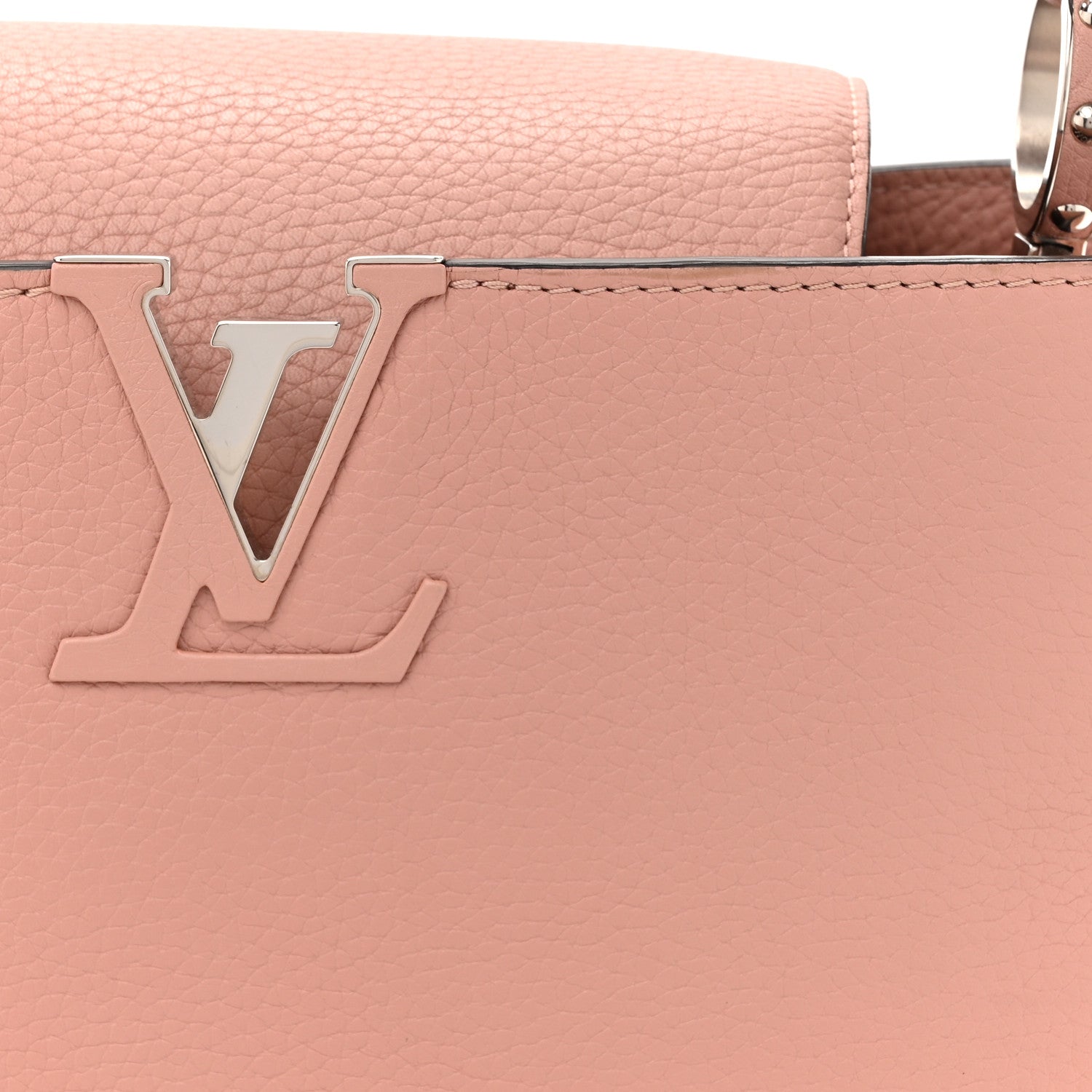 Louis Vuitton Taurillon Capucines PM Magnolia 8 of 10