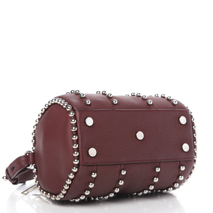 Alexander Wang Calfskin Studded Mini Rockie Matte Beet Rodium Hardware 4 of 9