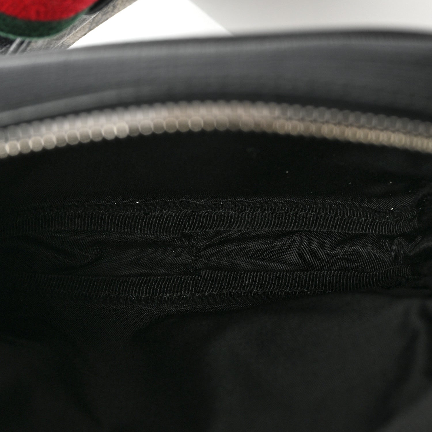 Gucci GG Supreme Monogram Web Belt Bag Black 5 of 11