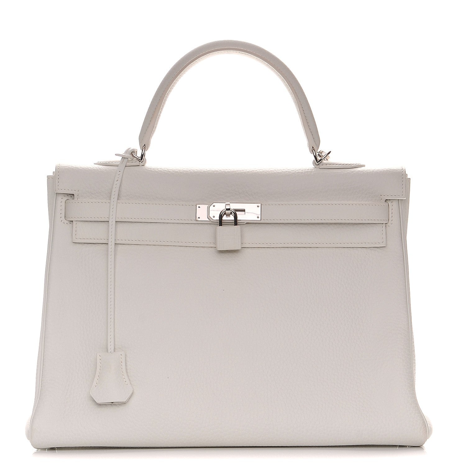 Hermes Taurillon Clemence Kelly Retourne 35 White 1 of 26
