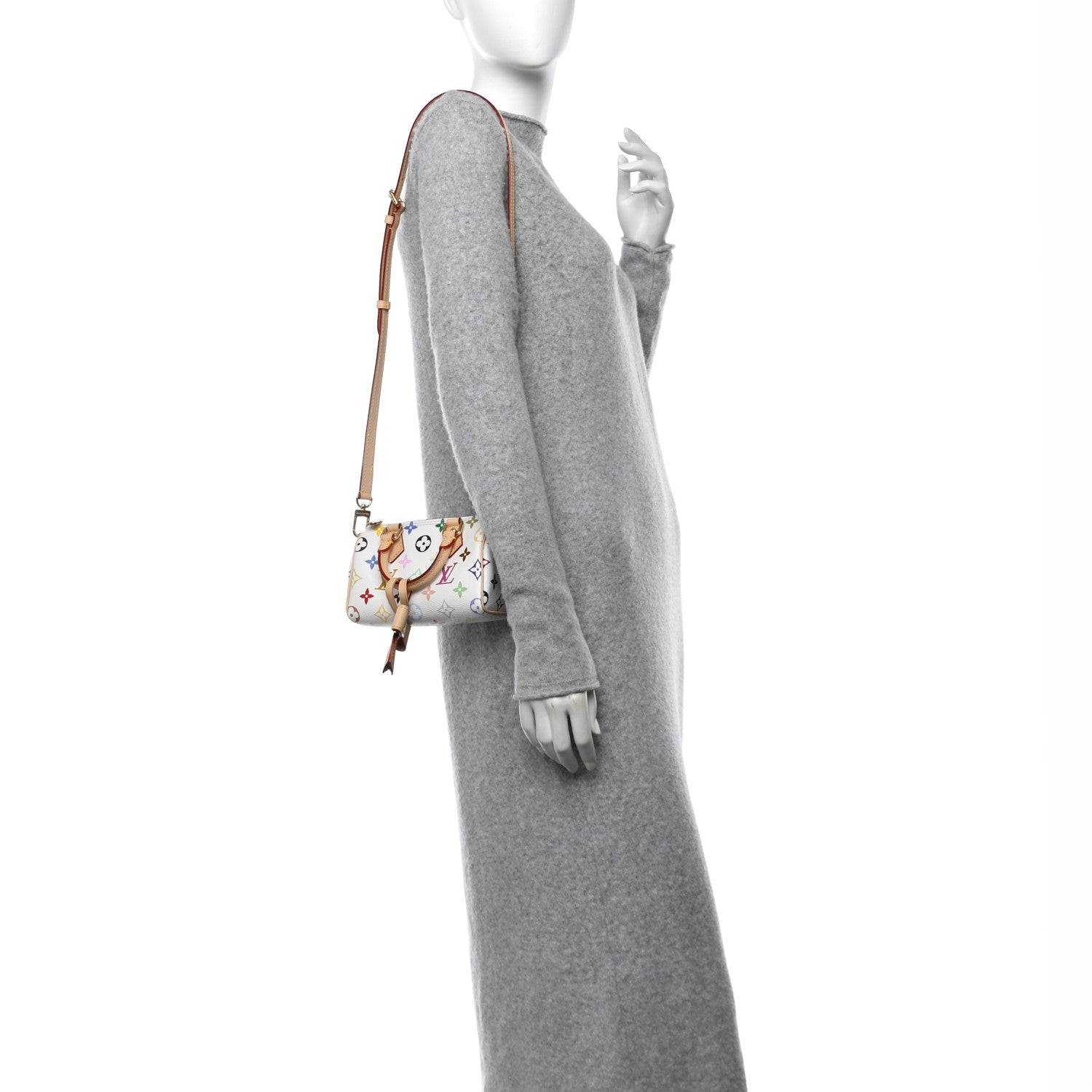 Louis Vuitton LV X TM Monogram Multicolor Nano Speedy White 3 of 9