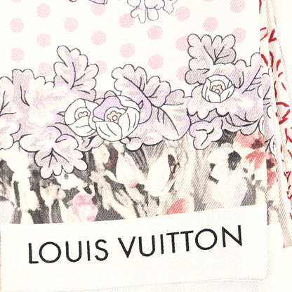 Louis Vuitton Silk Louis In The Garden Bandeau White 2 of 3