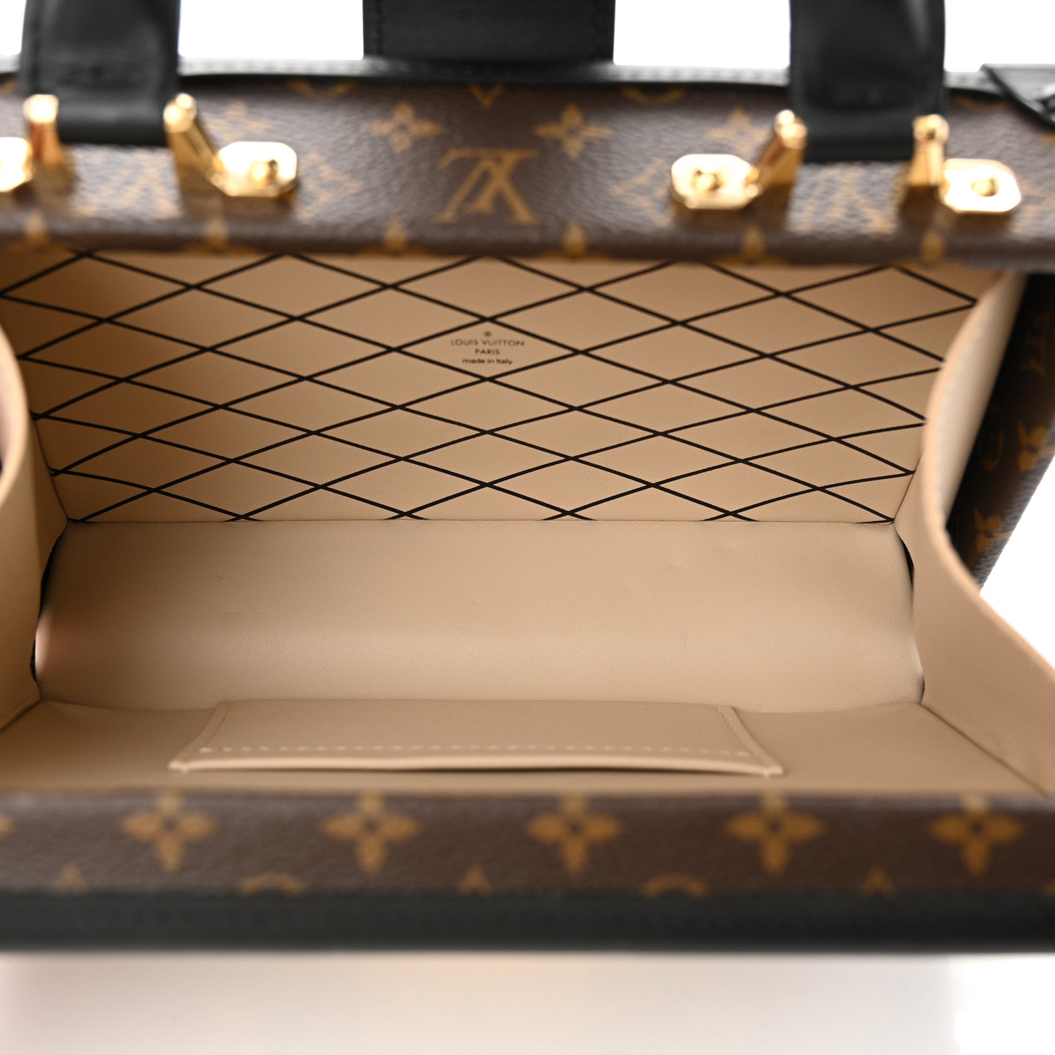 Louis Vuitton LOUIS VUITTON Monogram Petite Malle Capitale Black 5 of 9