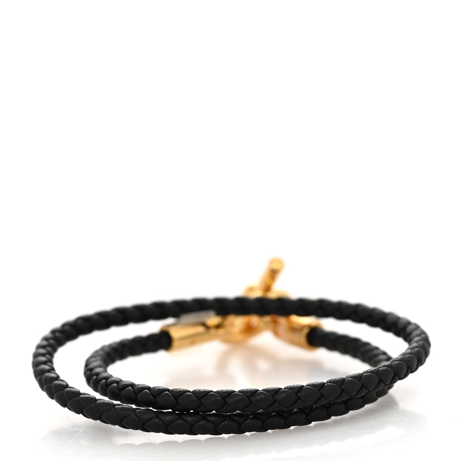 Hermes Swift Double Tour Glenan Bracelet T3 Black 3 of 4