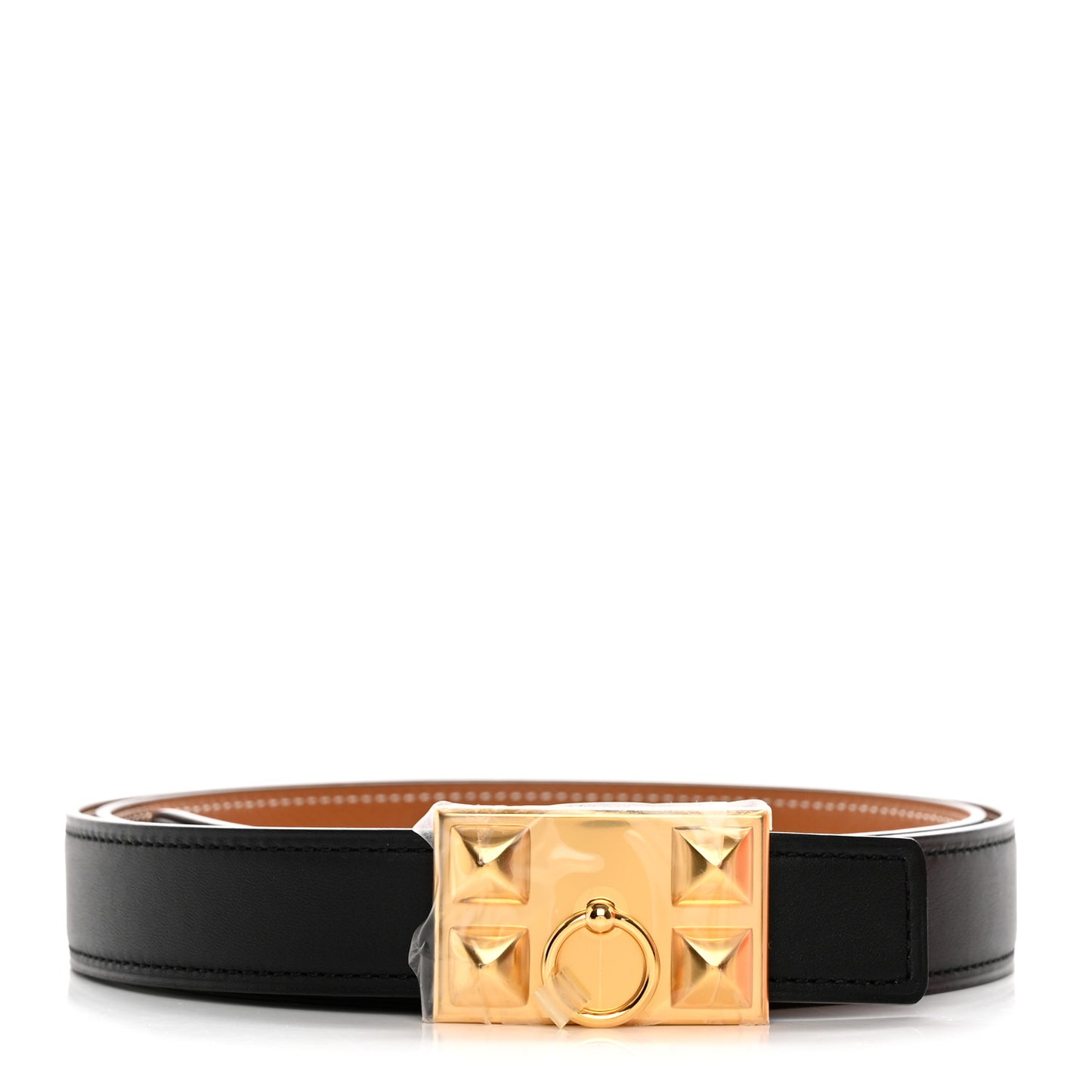 Swift Epsom 32mm Collier De Chien CDC Belt 90 36 Black Gold