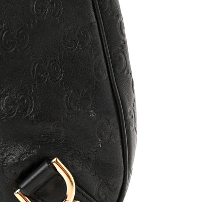 Gucci Guccissima Medium Abbey D Ring Hobo Black 11 of 14