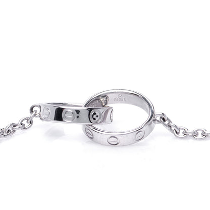 Cartier 18K White Gold Interlocking LOVE Bracelet 5 of 6