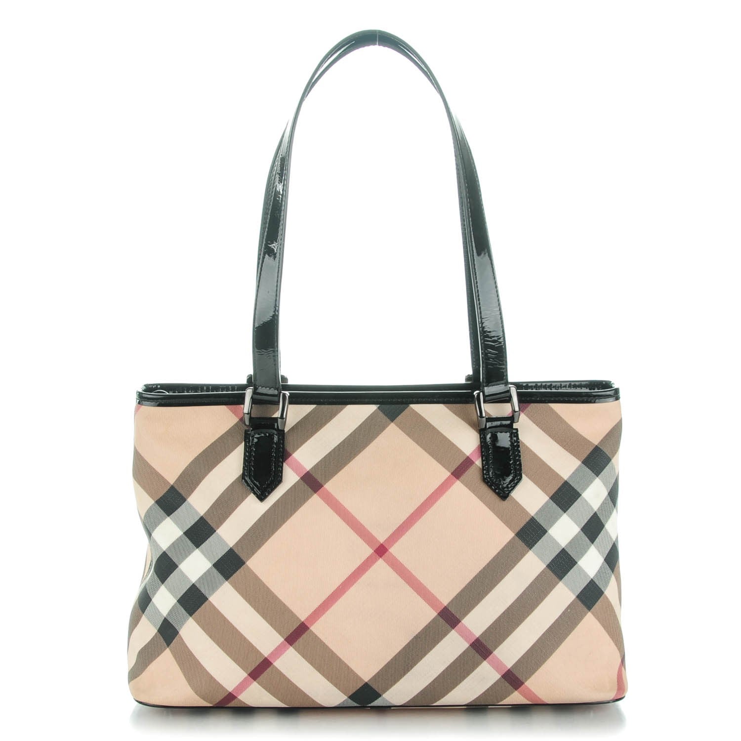 Burberry Supernova Check Regent Tote Black 1 of 7