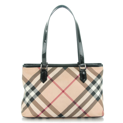 Burberry Supernova Check Regent Tote Black 1 of 7