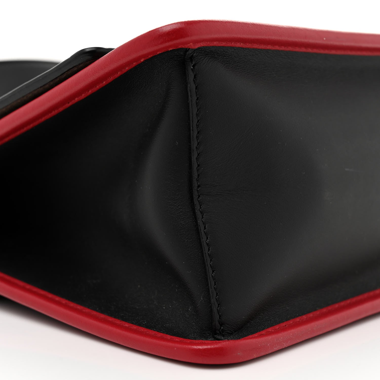 Fendi Vitello Century F is Fendi FF Diagonal Inlay Kan I Shoulder Bag Fango Black Fragola 9 of 11