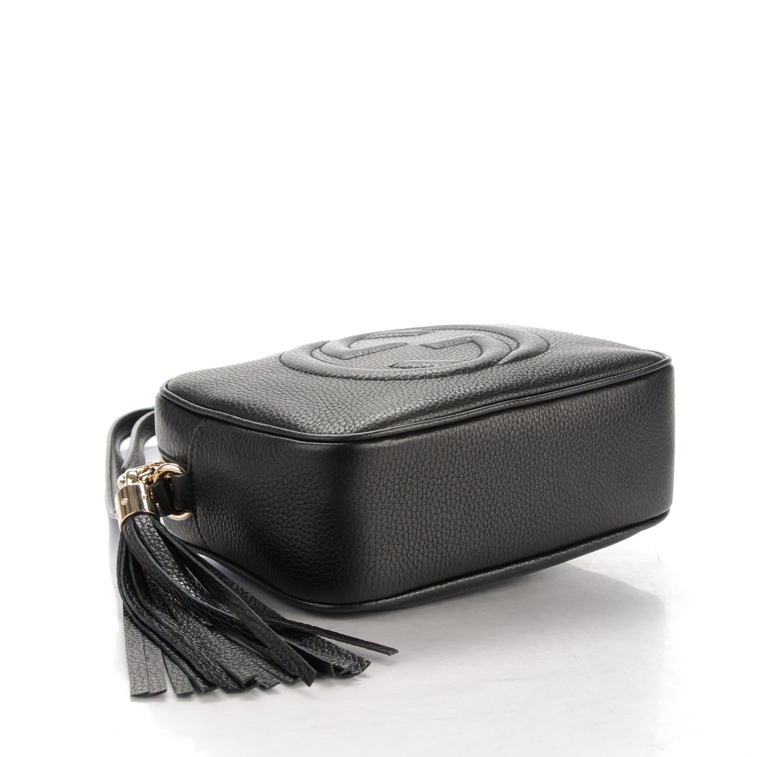 Gucci Pebbled Calfskin Small Soho Disco Bag Black 4 of 7