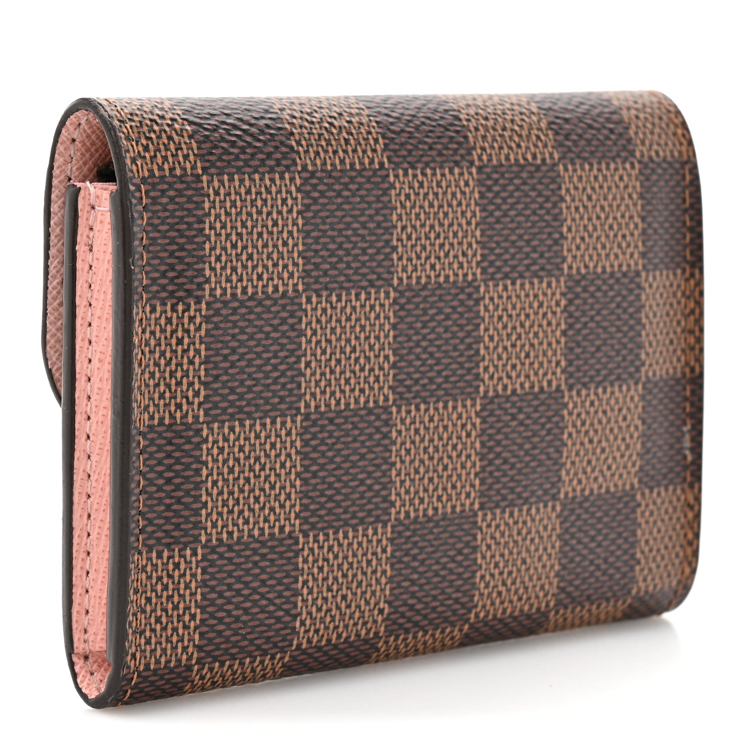 Louis Vuitton Damier Ebene Rosalie Coin Purse Rose Ballerine 3 of 8