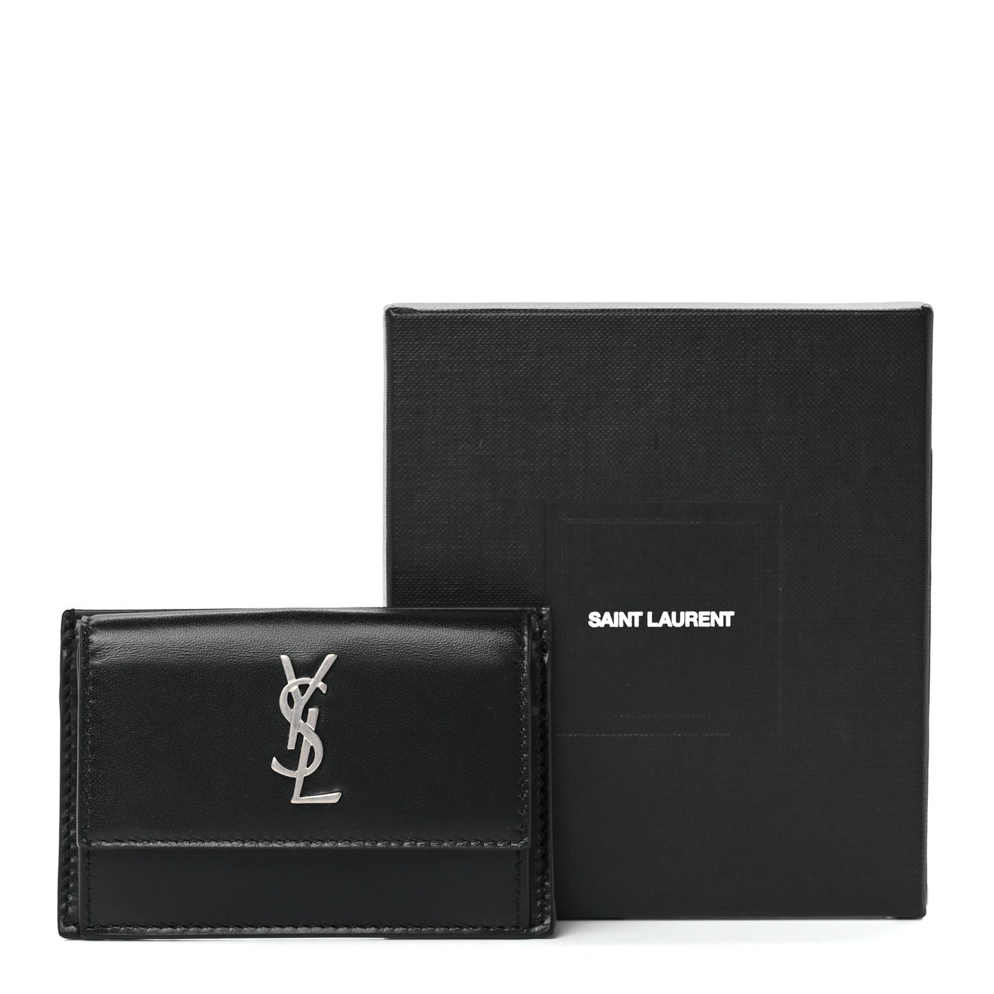 Ultra Soft Calfskin Coin Wallet Black