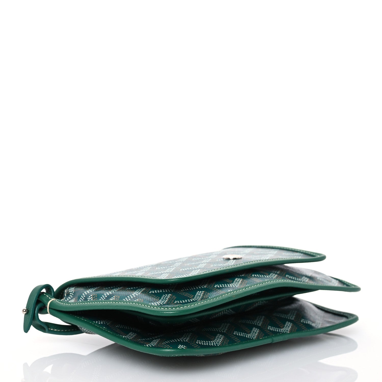 Goyard Goyardine Plumet Wallet Clutch Green 4 of 14