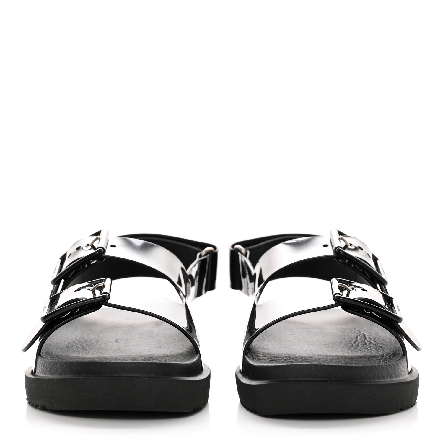 Gucci Rubber Mini Double G Womens Isla Dad Sandals 36 Black 2 of 11