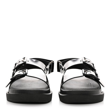 Gucci Rubber Mini Double G Womens Isla Dad Sandals 36 Black 2 of 11
