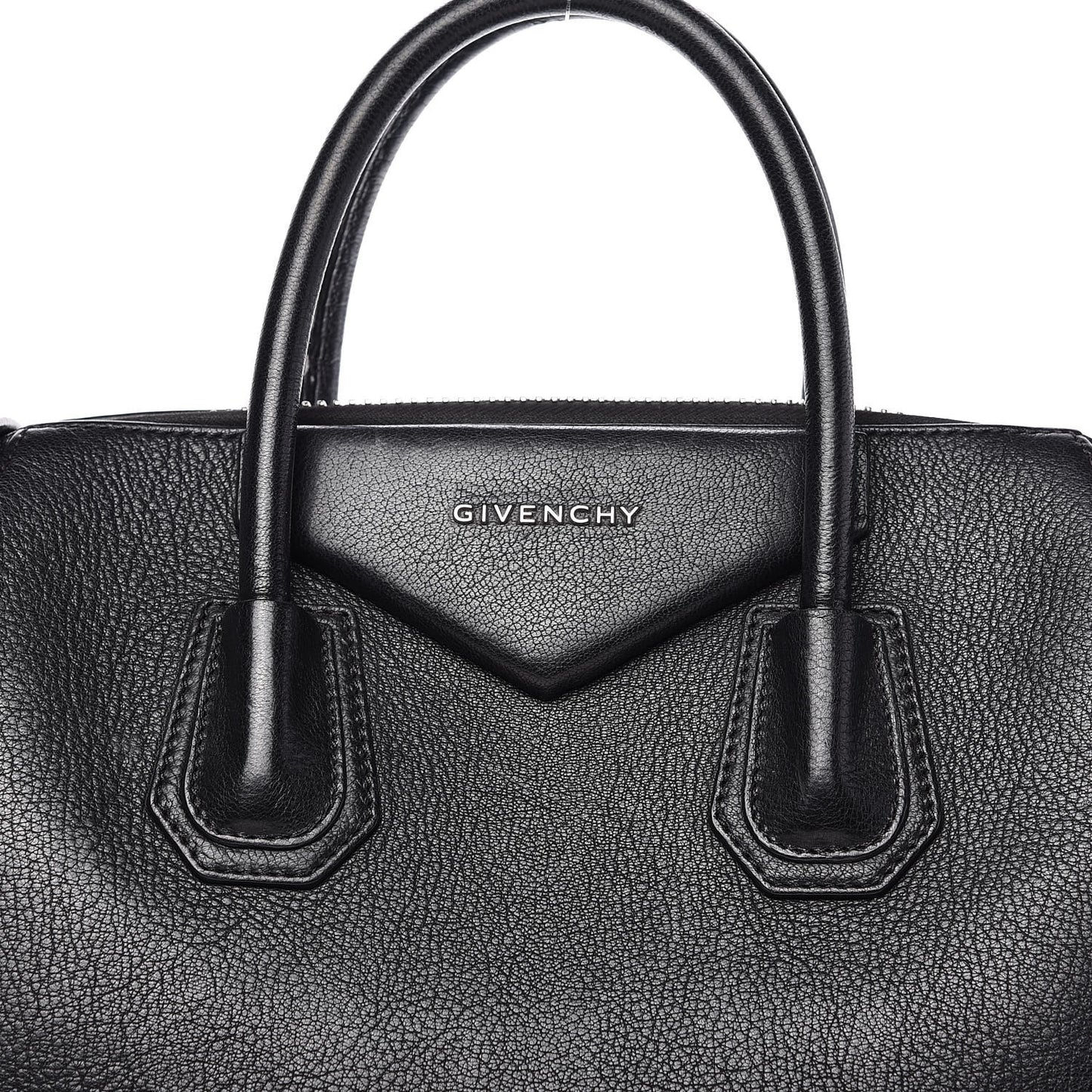 Sugar Goatskin Medium Antigona Black