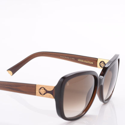 Louis Vuitton Heather Strass Sunglasses Z0456W Brown 7 of 8