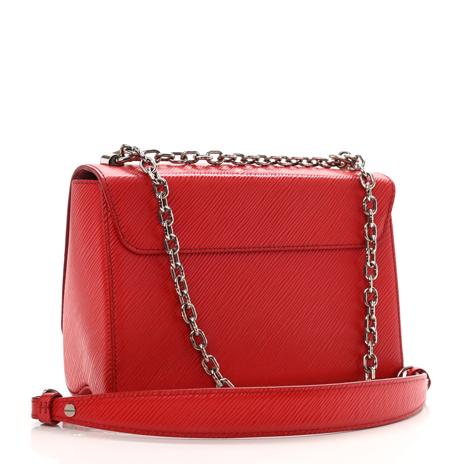 Louis Vuitton Epi Twist Shoulder Bag MM Coquelicot 4 of 14