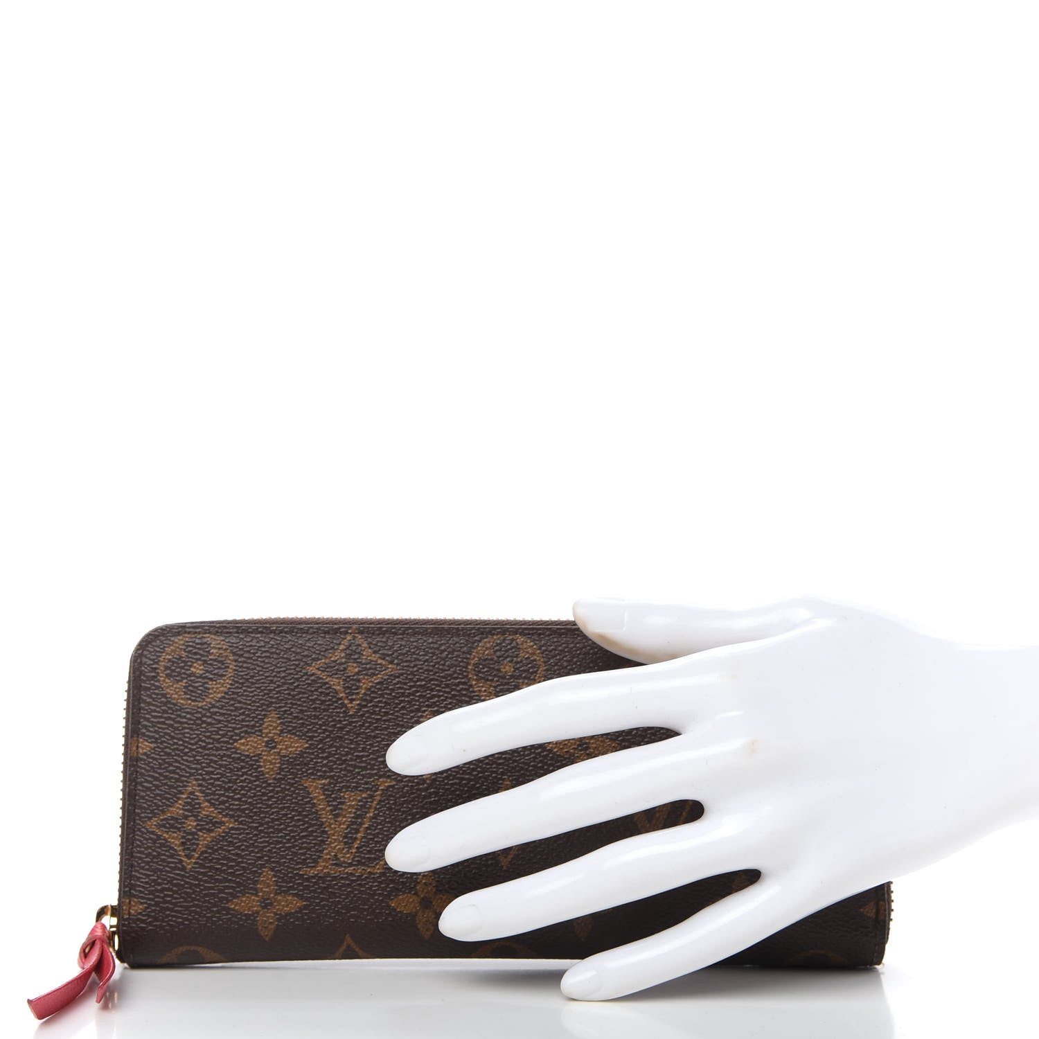 Louis Vuitton Monogram Clemence Wallet Fuchsia 2 of 8