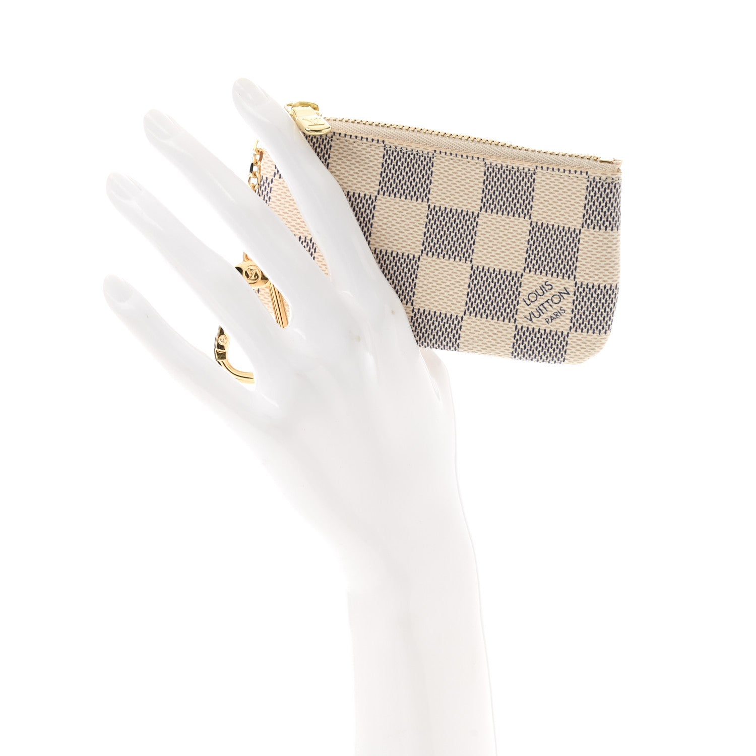 Louis Vuitton Damier Azur Key Pouch 2 of 8