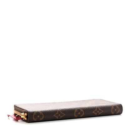 Louis Vuitton Monogram Clemence Wallet Fuchsia 4 of 13