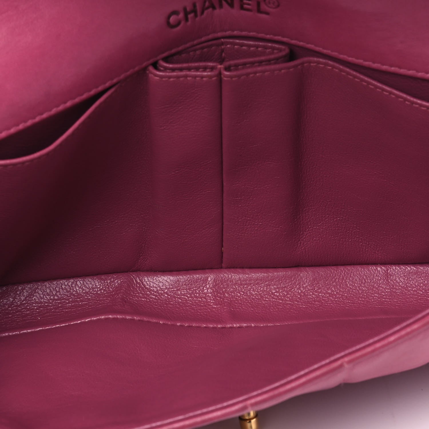 Chanel Lambskin East West Chocolate Bar Flap Pink 4 of 13