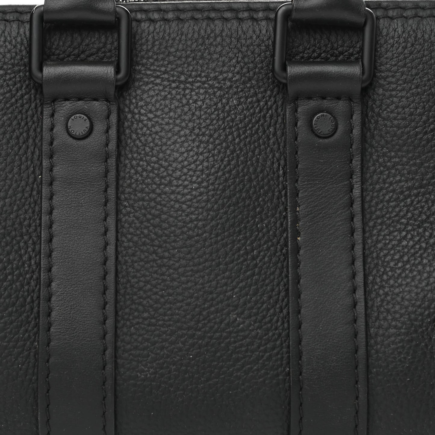 Calfskin Damier City XS Keepall Black